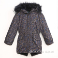 Half Jacket For Women Girl's rope waist warm winter jacket Manufactory